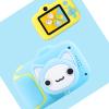 Akozon Children Camera ABS Cartoon Lovely Mini MP3 20MP HD Video Camcorder Toy for Toddler (Blue) view 1
