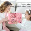 Girls Makeup Set,Princess Carriage Shape Cosmetic Sets Makeup Kits | Portable Real Beauty Set Pretend Toys for Kids view 2