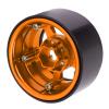 1.9 Inch Beadlock Wheels, Aluminum Alloy RC Wheel Rims, 5 Hole Silver Non Staining Lock Tire Wheel Hub for AXIAL SCX10 90046, D90, Hsp, Redcat, Hpi, High Perfo (Gold) view 2
