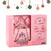 Cosmetic Kits ,Princess Pink Carriage Shape Cosmetic Sets Makeup Kits | Pretend Real Beauty Set Makeup Toys for Little Girls view 1