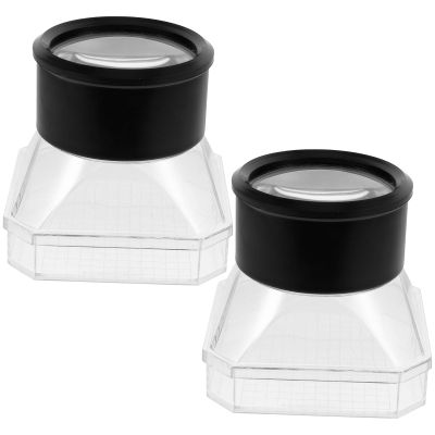 ANDRESLAD 2Pcs Bug Viewer Magnifier with Insect Catching Container for Outdoor Exploration Science Learning Plastic