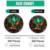 Gothic Revival Library Dragon Wooden Jigsaw Puzzle for Adults - 300 Pieces, 13.4" x 13.4" - Unique Dragon & Book Art, Creative Gift & Fun Family Game view 3