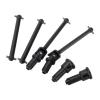 tctrbvv RC Drive Shaft for HBX 16889 SG1602 16890 RC Car Drive Shaft Set Front Rear Trucks DIY Modified Upgrade Accessories Black view 3
