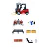 BICRKTOMXY RC Forklift Truck, 1:24 Scale 11CH RC Heavy-Duty Construction Vehicle Model with Spray Mist, LED Lights & Sound Effects, Indoor and Outdoor Play, Gift for Adults (Red) view 1
