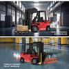 BICRKTOMXY RC Forklift Truck, 1:24 Scale 11CH RC Heavy-Duty Construction Vehicle Model with Spray Mist, LED Lights & Sound Effects, Indoor and Outdoor Play, Gift for Adults (Red) view 3