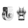 ZUXOCY Pulley U Wheel Pulley 304 Stainless Steel Track Wheel Loading 660lb Capacity Removable U Wheel Pulley Block view 4