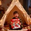 Electric Climbing Santa  Track Racing Stair Toy Festive Playset with Led Lights and Music, Perfect for Boys, Girls, and Children, Ideal for Holiday Fun, Parties, Friends, Festive Indoor Entertainment view 2