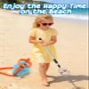 1 Pack Sand Sifter with Seashell Bags - 21.6"~33" Adjustable Shark Tooth Sifter for The Beach Seashell Collecting, Mesh Shovel Scooper with Retractable Handle, Beach Toys for Adults Family Kids view 3