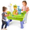 Hanyutom 2026 Upgraded Toddler Sand Water Table Toy with Electric Water Pump, Kids Sand Water with Faucet/Play Food Accessories/Fishing Toy, Kitchen Play Sink Toys for Girl Boy Age 3+ (Green) view 3