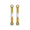2pcs Metal Front Steering Rod Steering Links For MJX H16 16207 16208 16209 16210 1/16 RC Car Parts Accessories confident(Yellow) view 1
