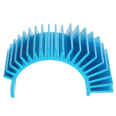 Aluminum Motor Heatsink Cover for 540 550 Car 7012 03300 1 10 Scale Models Compatible with RC Car Models Aftermarket Replacement(Sky Blue)