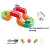 2026 New klick Rail Electric Train Set, Flexible Track Integrated Train Set, DIY Racing Track Assembly kit, Including Trains and Traffic Signs, Suitable for Holidays, Birthday Party Gifts (D) view 2