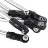 10Pcs Stainless Steel Upper Lower Linkage Set with Plastic Ball End Compatible with RC Car Models for Part Number AXI90075 UMG10 1 10 Scale Aftermarket Replacement view 3