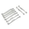 Compatible with RC Car Models C54 C54-1 C64-1 C74 C74-1 Front and Rear Pull Rod 8 Parts 1 16 Scale Aftermarket Replacement(Silver) view 1