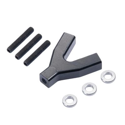 Aluminum Suspension Linkage Y-Link Mount Compatible with 1 10 Scale RC Car Models Aftermarket Replacement(Black)