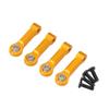 4PCS Metal Fixed Upper Swing Arm Compatible with RC Car Models 284131 284161 284010 K989 K969 Universal Fit(Gold) view 1