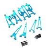 GearHaven 14209 14210 1 14 Scale RC Car Models Metal Front and Rear Swing Arm Kit Compatible with Aftermarket Replacement(Purple) view 1