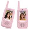 Video Walkie Talkies for Kids, 2 Pack Long Range Rechargeable Two-Way Radios, Outdoor Toys for Toddlers Boys Girls Ages 3-12, Perfect Christmas Birthday Gifts (Pink+Pink) view 1