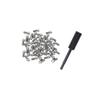 100pcs M2 Steel Scale Beadlock Ring Screws 1.9 Wheel Rims with Wrench Tool Compatible with 1 10 Scale RC Car Models AXI03007(100Pcs M2x4 Silver) view 1