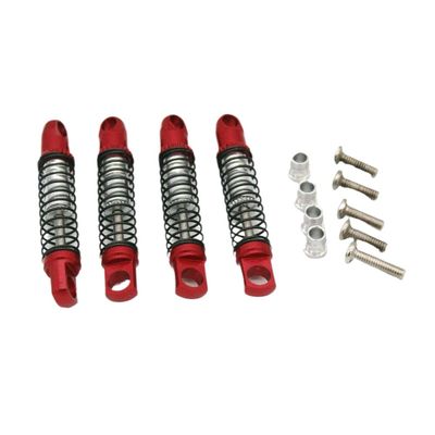 1 16 Scale Metal Shock Absorber Upgrade Accessories Compatible with RC Car Models Jimny for Part Number(Red)