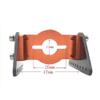 Compatible with RC Boat Models Brushless Water Cooling Motor Mount Holder Aluminum Glass Fiber Board 28mm 29mm 36mm Universal Fit view 2