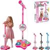 Kids Microphone with Stand, Microphone for Kids, Kid Karaoke Machine for Girls, Toddler Microphones, Kid Microphones for Singing, Musical Toy for Fun Sound Effects,Karaoke Machines for Children view 1