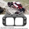 Aluminum Alloy Steering Servo Guard Armor SOA Cover, RC Servo Guard Armor, CNC Processed Protective Cover for 1/10 RC Crawler Cheeter Rig Rock Bouncer Roll Cage Capra RR10 Wraith D (Black) view 4