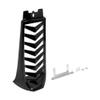 Universal Fit Motorcycle Black Front Lower Radiator Chin Fairing Spoiler Frame Cover Compatible with Softail Street Fat Bob Breakout FXBR 2018 2019 2020 2021 2022 2023 Aftermarket Replacement view 3