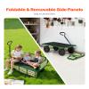 VEVOR Pull Along Kids Wagon, Rolling Toy Cargo Wagons for Kids, Outdoor Children Stroller Wagon for Beach Gardening Camping Essentials with Removable Sides view 4