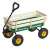 VEVOR 39 inch Pull Along Kids Wagon, Red Rolling Cargo Toy Wagons for Kids, Outdoor Utility Cart for Garden Beach Camping with All Terrain Wheels for Child Present, Supports up to 330 lbs view 1