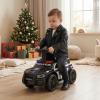 OLAKIDS Ride On Push Police Car, Toddler Foot-to-Floor Sliding Toy with Siren, Steering Wheel, Megaphone, Horn, Headlights, Under Seat Storage, Kids Racer Walking Gift for Boys Girls 1-3 (Classic) view 2