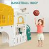 8 in 1 Toddler Slide Set with Basketball Hoop - Indoor & Outdoor Playground Set for Kids - Toddler Climbing PlaySet for Indoor view 4