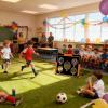 Backyard Soccer Goals, Outdoor Sport Training Net, 4x3ft Soccer Net for Kids, Sturdy PVC for Teens and Children, Excellent Equipment for Playground, Perfect for Yard and Lawn Games view 4