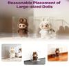 2-Pack XX-Large Acrylic Display Case for Gaint Labubu Collectibles 60cm/23.6", Dustproof and Figure Display Case, Compatible with ZIMOMO & Angel in Clouds, Clear Display Box Organizer view 4