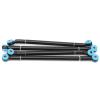 1/10 CNC Zinc Alloy Rear Axle Rod Seat Kit, RC Rear Axle Accessories, High Hardness Corrosion Resistance Upgrade Parts for TF2 Rock Crawler, Includes 4 Rods 5 Accessories 1 Screw B view 4