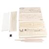 Wooden Sailboat Ship Kit Home DIY Model Decoration Boat Gifts Toy for Kids (6 Bronze Cannons) view 2
