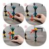 3D Printed Spiral Fidget Toys Impossible Cone for Adults for Anxiety Relaxing (4 Pack) view 2