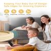 QYV Extra Wide Thick Edge Protectors for Baby, Pre-Taped 6.56ft Foam Guard view 4