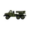 BICRKTOMXY RC Military Truck, BM-21 Grad Rocket-Launcher 6x6 2.4G Realistic Off-Road RC Army Car Model with Two Batteries for Indoor and Outdoor Play, Gift for Adults (Green) view 2
