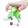 Apujent Metal Alloy Finger Scooter Set with Pants Shoes and Tools, Interactive Detachable Fingers Training Sports, Educational Fingertips Movement Toys Party Favors for Skateboarder, Kids, Adults view 1