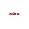 50pcs Red Silicon o Type Seal 1mm Thickness 4mm-35mm OD VMQ O-Ring Seal Gasket Good Elasticity 55Shore O Type Ring Seal Gasket(11x9x1mm) view 2