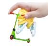 Apujent Metal Alloy Finger Scooter Set with Pants Shoes and Tools, Interactive Detachable Fingers Training Sports, Educational Fingertips Movement Toys Party Favors for Skateboarder, Kids, Adults view 1