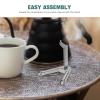 Abaodam 4pcs Plastic Doll Display Stands for Models Compatible with Sd Q Version Figures Easy Assembly Flexible Multimodel Holder view 2