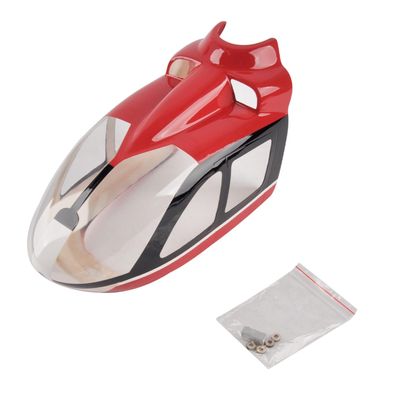 ZYHOBBY RC Helicopter Model Canopy Parts for Roban 450 Size EC135 (red)