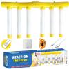 Reflective Drop Stick Challenge Game: 2026 Smart Light Reaction Trainer, 3-Speed Modes, Hand-Eye Coordination & Reflex Game for All Ages(Yellow Remote Control Light) view 1