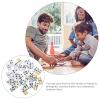 BESPORTBLE 28pcs Domino Building Blocks Interactive Funny Domino for Adults and Group Play Portable Lightweight Travel for Indoor and Outdoor Fun view 3