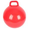 EOJDDPA Inflatable Bouncing Ball with Handle Thickened Design Safe Durable Jumping Ball for Kids Adults Indoor Outdoor Exercise Toy Yellow Red Green Blue 17.32in (Red) view 1