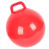 EOJDDPA Inflatable Bouncing Ball with Handle Thickened Design Safe Durable Jumping Ball for Kids Adults Indoor Outdoor Exercise Toy Yellow Red Green Blue 17.32in (Red) view 3