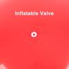 EOJDDPA Inflatable Bouncing Ball with Handle Thickened Design Safe Durable Jumping Ball for Kids Adults Indoor Outdoor Exercise Toy Yellow Red Green Blue 17.32in (Red) view 4