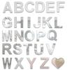 4 Inch Alphabet Letters A-Z Wall Sticker, Mirror Acrylic Personalized Wall Decor for Home Office Craft & DIY (Silver - A) view 2
